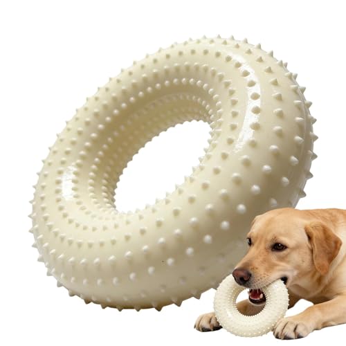 Dog Chew Toy - Durable Puppy Teething Ring Toy, Donut-Shaped Chew Toys | Interactive Chewing Ring for Dogs Puppies, Boredom Relief Calming Rings for Training Play, Tough Pet Toys for Indoor Outdoor