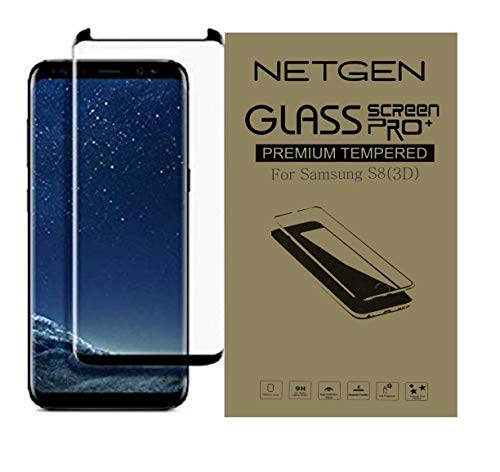 NetGen NETIPHN6 9H Hardness Edge to Edge 3D Tempered Glass for iPhone 8 (Black)