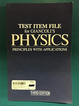 Paperback Test Item File for Giancoli's Physics - Principles with Applications Book