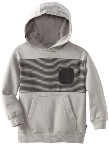 Quiksilver Little Boys' Slammer Hoody Hoodie, Charcoal, 7X/X-Large