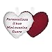 gadgeteventi Mini Cuscino a Forma di Cuore Personalizzabile con Foto Testi e Immagini Appendini San Valentino con Comoda Ventosa