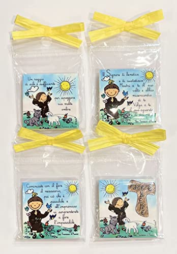 Calamite San Francesco con frasi assortite, ideali...