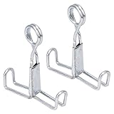 TOPINCN 20Pcs Stainless Steel Flat Jaw Pinch-Cocks Tube Clamps for Lab Supplies