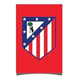 Desert Cactus Atletico Madrid Poster Atleti de Madrid Spanish Football Club Soccer 11 x 17 Inch Room Office Décor Decoration Official Fan Gear (11x17 inch,Version F)