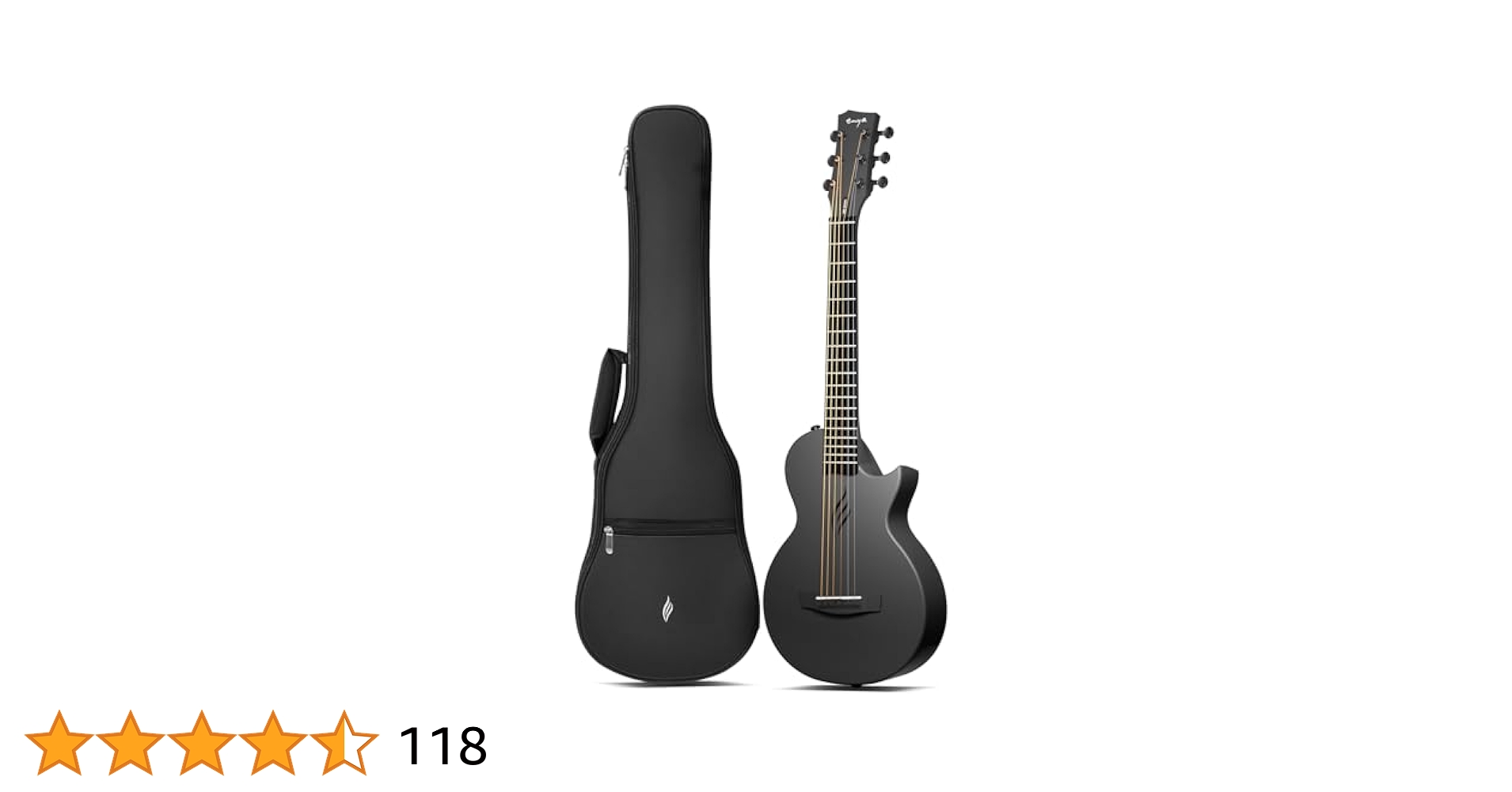 Enya Nova Go Mini Carbon Fiber Acoustic Guitar 1/4 Size