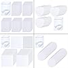 seluluory 100 Pieces Car Scented Sheets Blanks Set Sublimation Air Freshener Sheets Sublimation Air Fresheners Blanks Beads For Jewelry Making #5