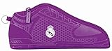Licencia 100% original Real Madrid Madrid-677 FC Estuche portatodo Forma Zapatilla, 2ª equipacion Temporada 2016/2017 (SAFTA 811677584), Color Morado, & Uacutenica