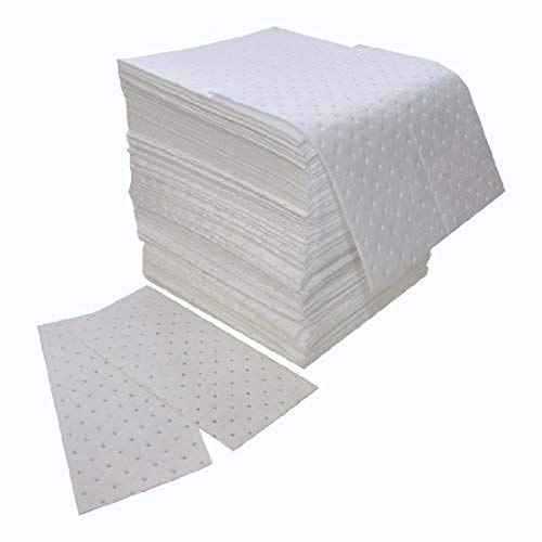 Image of Z-75 Oil-Only Sorbent Pad, Standard, White (Pack of 100)