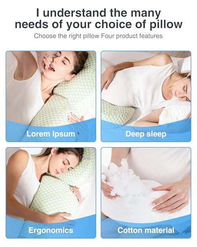Busarilar Pregnancy Pillows for Sleeping, Maternity, Pregnancy Body Pillow Support for Back, Legs, Belly, HIPS of Pregnant Women, Detachable and Adjustable with Pillow Cover (Green, Small)