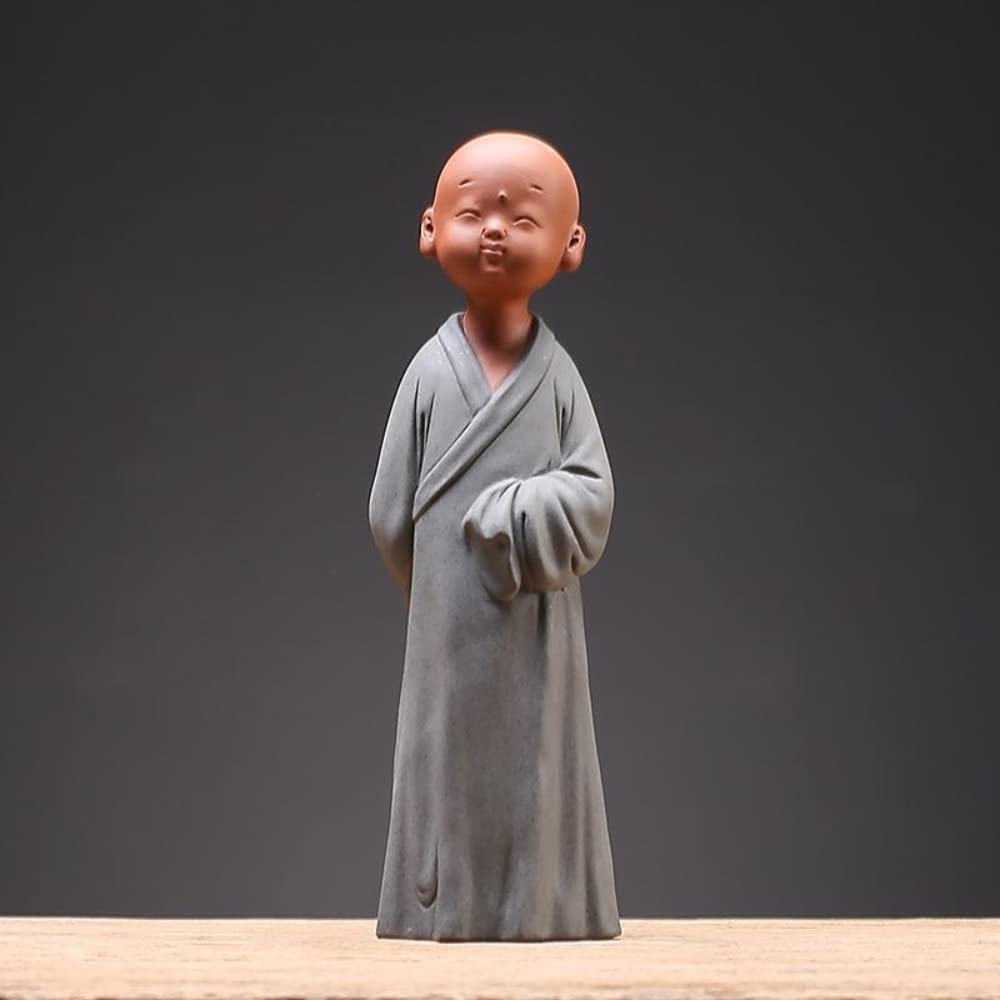 XIALON Nuovi arredi per la casa in stile cinese piccoli monaci decorazioni in ceramica per soggiorno piccoli ornamenti