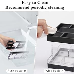 Chintutoothbrushholdersforbathroomscountertoporganizerelectrictoothbrushholderset5slotstoothbrushandtoothpasteholdermakeupbrushstoragecaddyforfamilykidsshowerclearblack Urban Country Home Decor Chintu toothbrush holders for bathrooms countertop organizer electric toothbrush holder set 5 slots toothbrush and toothpaste holder makeup brush storage caddy for family kids shower clearblack urban country home decor