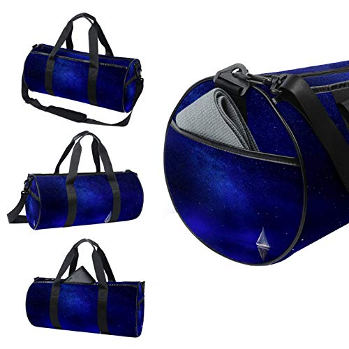 Dragon Sword Nature Landscape Sailing Vessel Designed Travel Duffel Bag Luggage Tote Bag Gym Sports Bag for Man Women