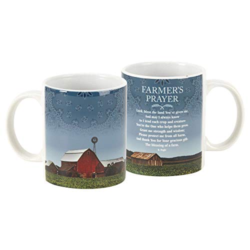 Farmers-Prayer-Blessings-of-A-Farm-White-11-Ounce-Ceramic-Stoneware-Coffee-Mug Farmers Prayer Blessings of A Farm White 11 Ounce Ceramic Stoneware Coffee Mug