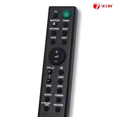 Image of 7SEVEN RMT-AH500U Compatible with Sony Sound Bar Remote Control and Suitable for HT-S350 HT-SD35 SA-WS350 SA-S350 SA-WSD35 SA-SD35 HTS350 HTSD35 SAWS350 SAS350 SAWSD35 SASD35 Model's Only