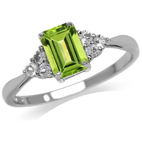 Silvershake Peridot & Topaz Ring Cover