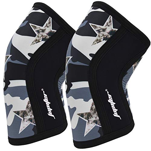 Image of Knee Sleeves (1 Pair), 7mm Compression Knee Braces for Squats,Weightlifting,Powerlifting,Cross Training for Men & Women (Small)