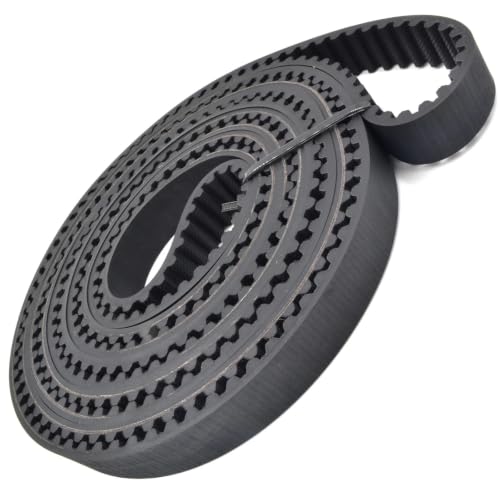 Correa dentada de transmision STD S8M en goma negra 2584mm con 20mm ancho
