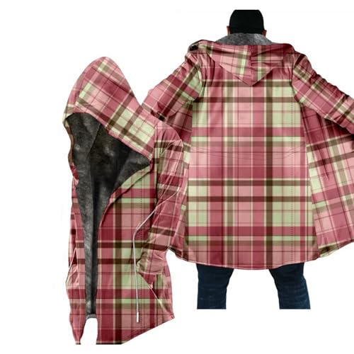 Men's Winter Coats Vintage Fleece Lined Zip Up Big and Tall Thicken Sherpa Hunting Plush Long Sleeve Warm Streetwear2