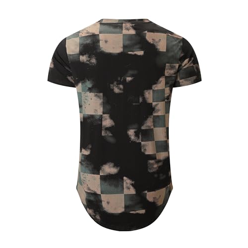 YININF Mens Hipster Hip Hop Short Sleeve Print T-Shirt - Image 3