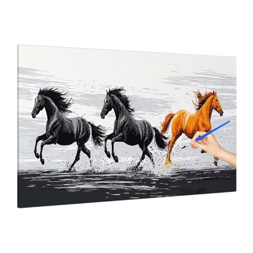 G n yCgoCio[ C hG DIY lp Paint by Numbers for Adults Ǐ z[ ItBX t[Ȃ A[gG H| S l q 蕨 220x100cm X-77