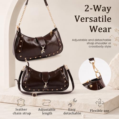 Image of PALAY Shoulder Bag for Woman Vintage Handbags Small Sling Bags for Women Stylish Underarm Hobo Bags