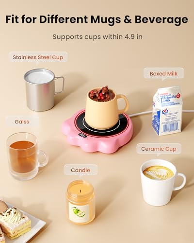 Gaiatop Cat Paw Mug Warmer with Auto Shut-Off