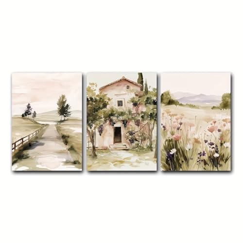 Peintures murales aquarelle pour raviver un mur blanc terne 60x90