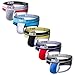 Produktbild BSHETR Herren Jockstraps Athletic Supporters 5er Pack Ultra Soft Daily Sports Unterwäsche (R195, XL)