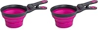 Vista 21 de Dexas Pets Cuchara Plegable KlipScoop Plegable para Comida Seca de Perro y Clip para Bolsa de Comida de Perro, Capacidad de 1/2 Taza, Gris Claro