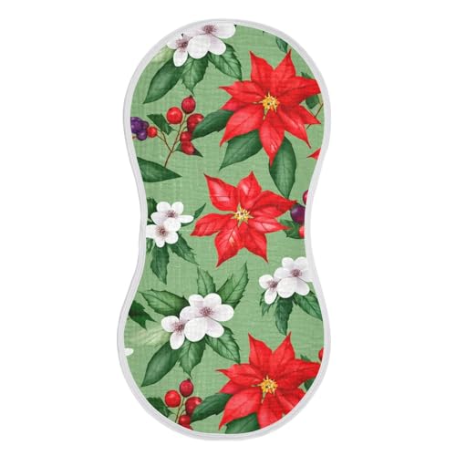 Berry Chartreuse Baby Burp Cloths Absorbent Cotton Burp Cloths Rags Burping Clothes for Babies Burp Cloth Baby Bibs Washcloths for 22x11IN Newborn Baby Essentials,2 Pack2