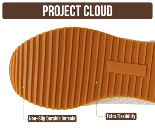 Image of Project Cloud Fashion Sneakers for Women 2026 - Lightweight Lace-Up Shoes for Women with Memory Foam Insoles - Trendy Womens Shoes - Non-Slip, Comfortable Womens Sneakers (Madison)