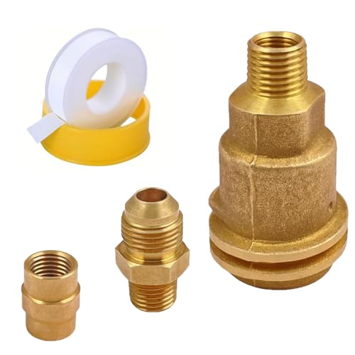 QCC1 Nut Propane Gas Fitting Hose Adapter Kit,1/4