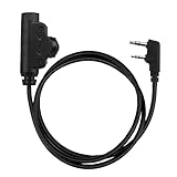 2.matériel : ABS. Tenoburian Casque Tactique U94 V2 Adaptateur de Prise de câble PTT pour Prise U174