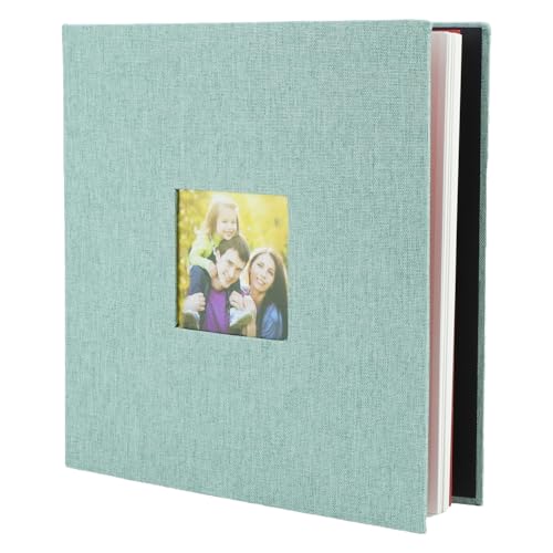QWORK® Selbstklebendes Fotoalbum für 140 10x15 cm Fotos, 40 Seiten (20...