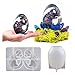 3D Dragon Egg Resin Mold Set,Fondant Molds Dragon Epoxy Resin Silicone Molds for Fondant Cake Decorating, Concrete, Cement, Polymer Clay (Dragon+Egg)
