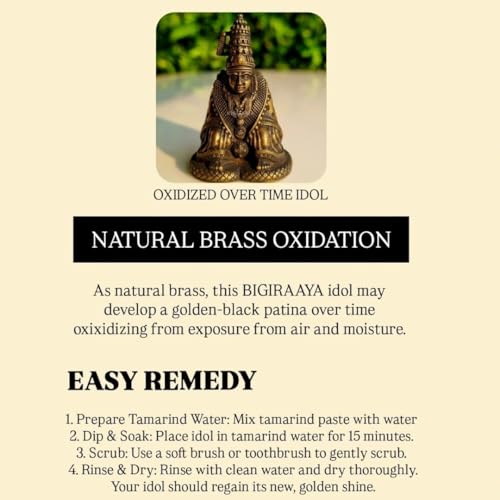 Image of Brass Shree Shubh Labh Symbol for Home Entrance | Pure Brass Handcrafted Auspicious Decor for Pooja Room, Festive Use & Gifting | (5 cm)