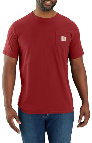 Image of Carhartt Men's Force Relaxed Fit Midweight Short-Sleeve Pocket T-Shirt