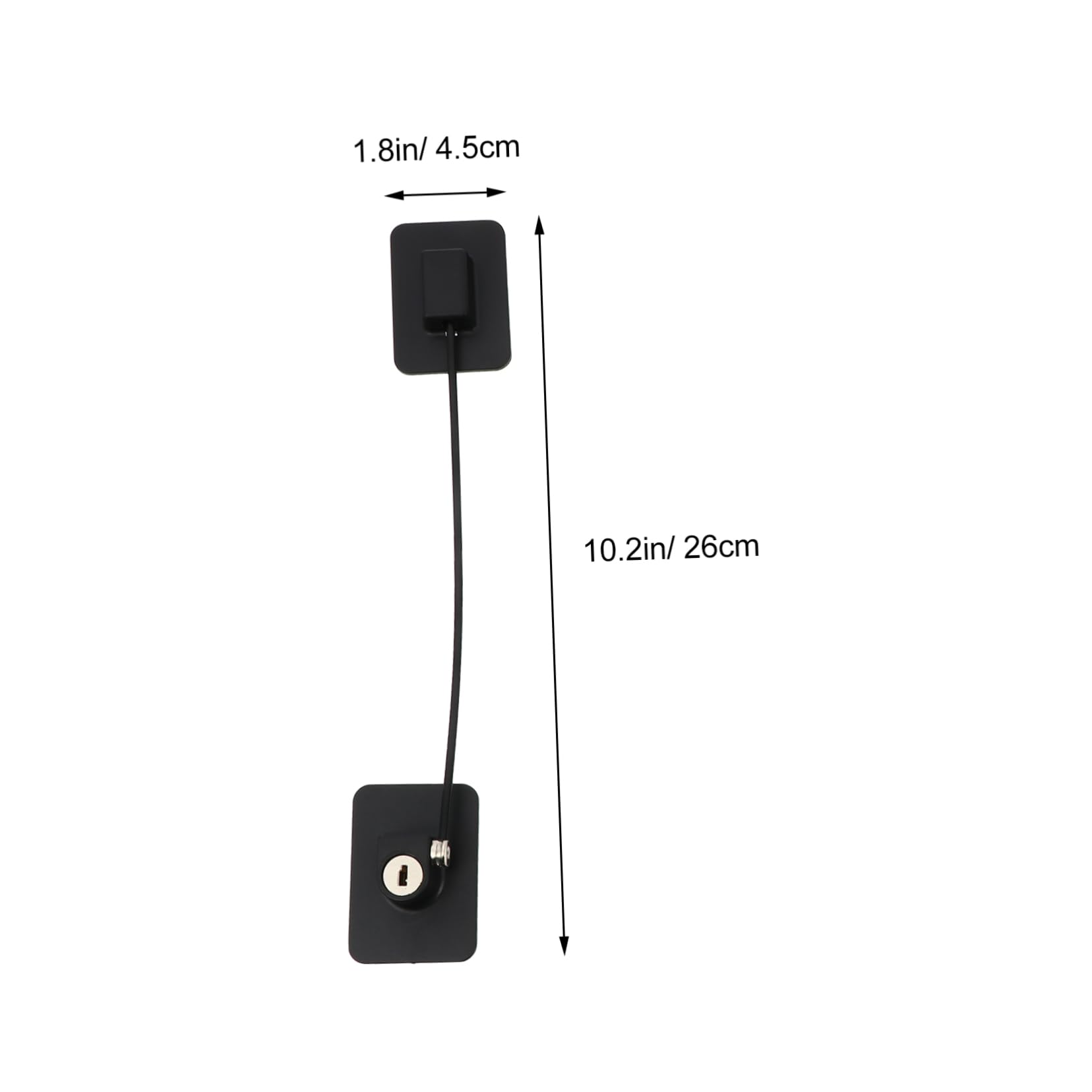 BESTonZON 4 Piezas Bloqueo De Seguridad Para Niños Bloqueo De Nevera Para Niños Cerradura Del Archivador Cerradura Para Niños Del Horno Acero Inoxidable Bebé Cerradura De La Puerta Limitador