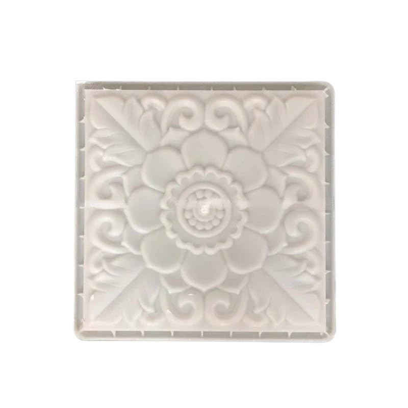 Moldes Para Cemento Molde de plástico for tallado, decoración patio, pavimento, baldosas, pared sombras, plantilla relieve cemento