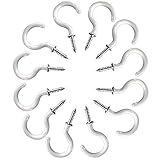 ✔ 2-Zoll-Schraubhaken, insgesamt 12 Stück, gut für den Innen- und Außenbereich geeignet. Die Schraubhaken können für jeden Ort verwendet werden.