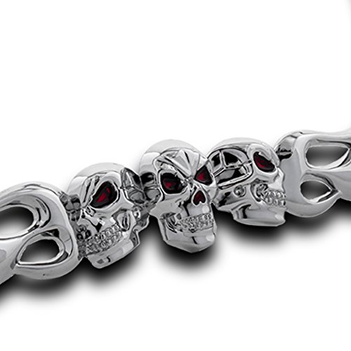 Pilot Automotive Wl263-C Chrome 'Skull And Flame' License Plate Frame #TOP1