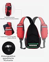 WATERFLY Sling Rucksack Sling Bag Schulterrucksack Umhängetasche – Ansicht 5