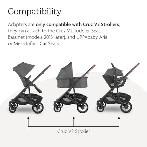UPPAbaby Cruz V2 Upper Adapter - Compatible with Bassinet Accessory, Aria, and Mesa Infant Car Seats - Quick + Secure Attachment - 1 Set by UPPAbaby - Image 4