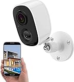 【Audio Bidireccional e IP65 Resistente a la Intemperie】 El sistema de cámara IP de seguridad sin cables admite conversación bidireccional en tiempo real. También puede soportar la lluvia y temperaturas que oscilan entre 14 ° F y 113 ° F, proteja su casa incluso en condiciones climáticas adversas. Se puede acceder al video en vivo o grabado del sistema desde cualquier lugar y en cualquier momento.