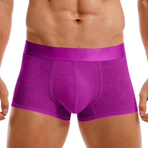 FlekmanArt Mens Boxer Briefs Multiple Colors Underwear for Men Soft Breathable Trunk Soft Comfortable Cotton Underwear
