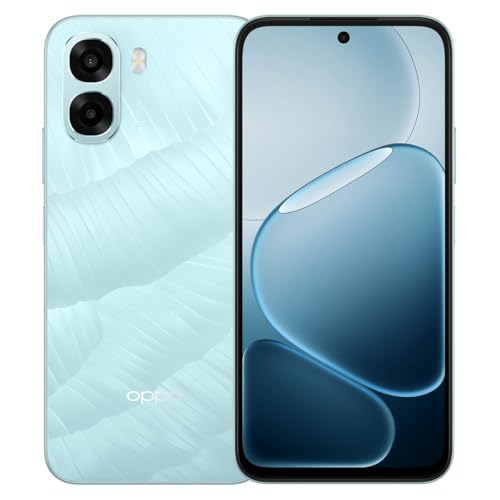 OPPO A6x Azul Desbloqueado, 128GB+4GB, Pantalla 6.75" 120 Hz, Batería de Larga Duración (6100 mAh)