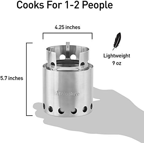 Solo Stove Lite Camping Stoves | Portable Wood Burner Stove for Camping, Hiking, Backpacking Survival Equipment