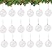 Produktbild HIQE-FL 18 Stück Befüllbare Weihnachtskugeln,Durchsichtige Christbaumkugeln,Weihnachtskugeln Baumschmuck,Weihnachtsbaumkugeln Plastik,Christbaumschmuck,Christmas Decoration Kugeln