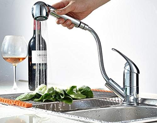 Robinet de cuisine en laiton avec douchette extractible durable