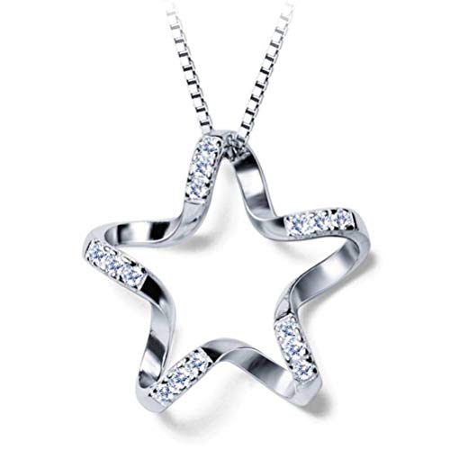 Collier étoile anti-enchevêtrement avec chaîne courte confortable